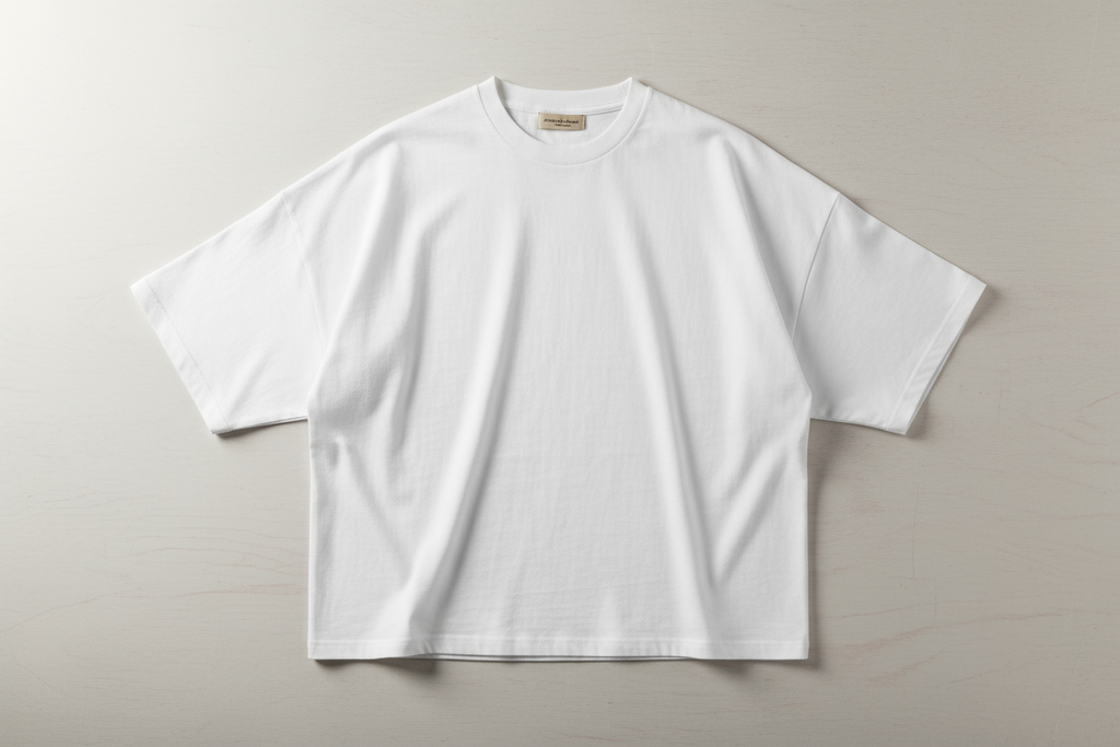 CAMISETA BOXY FIT BLANCA