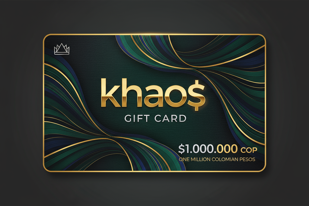 tarjet a de regalo de la marca por valos a 1.000.000 pesos colombianos