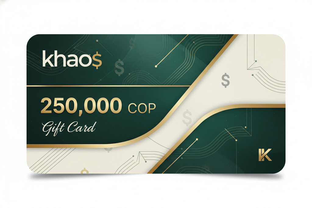 tarjeta  de regalo le la marca un valor de 250.000 pesos colombianos